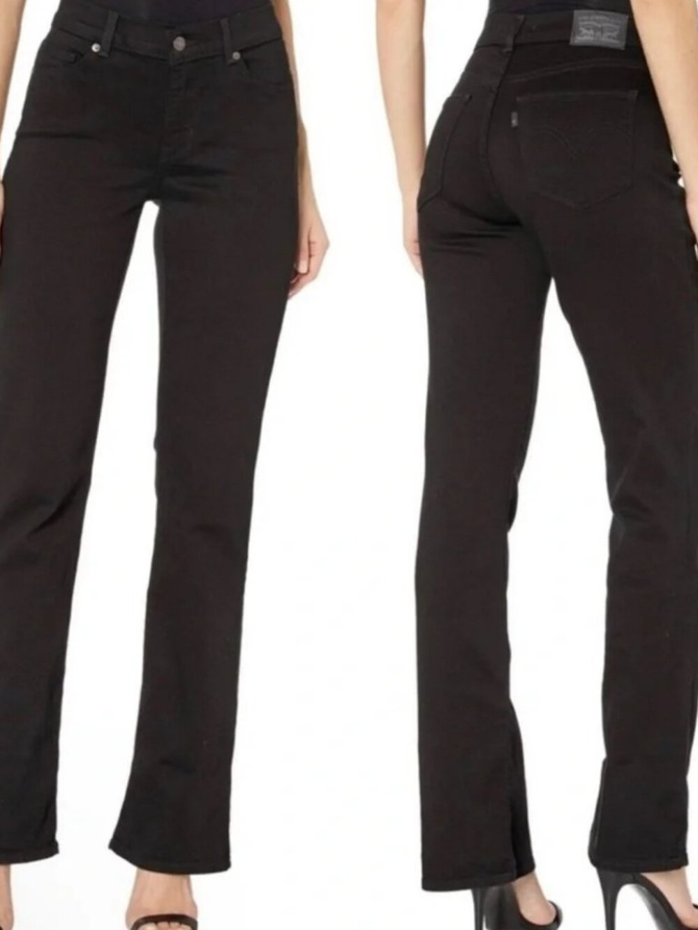 Levi's Classic Bootcut Black Jeans Comfort Stretch Women's 4
